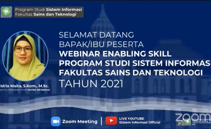 Webinar Prodi Sistem Informasi : The future of AI and Data Science