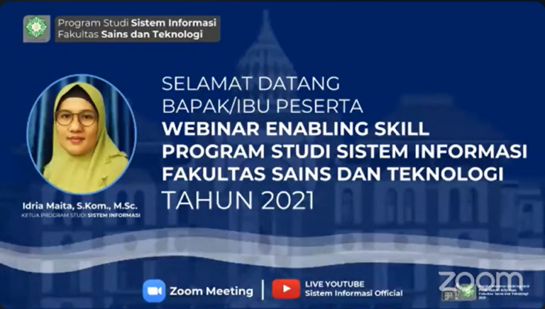 Webinar Prodi Sistem Informasi : The future of AI and Data Science
