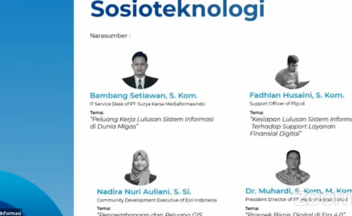 Kuliah Umum Sosioteknologi Program Studi Sistem Informasi