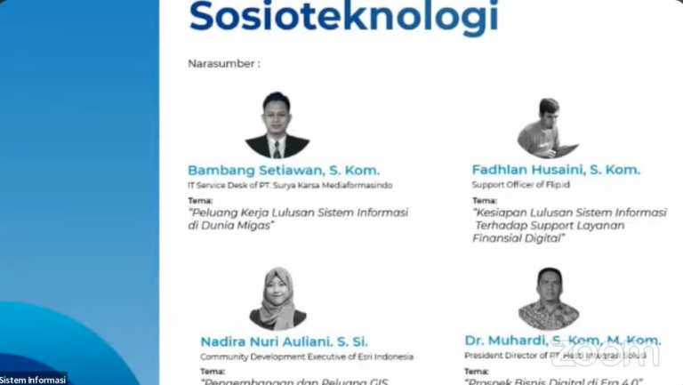 Kuliah Umum Sosioteknologi Program Studi Sistem Informasi