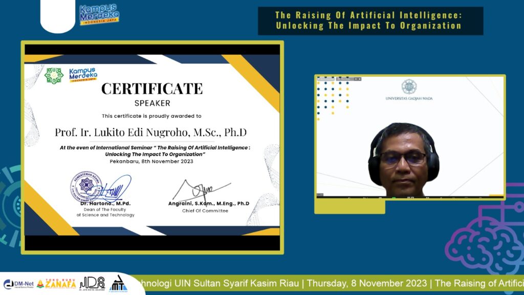 International Seminar 2023, The Raising Of Artificial Intelligence