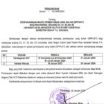Perpanjangan Waktu Pembayaran Uang Kuliah (SPP-UKT) 2023-2024