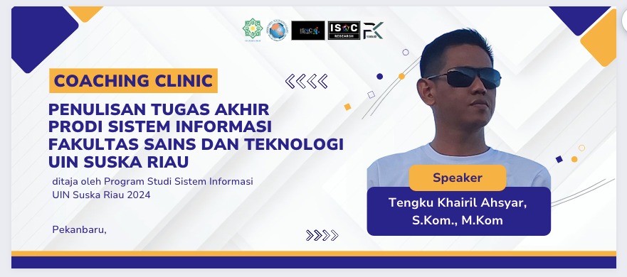 Spanduk Kegiatan Coaching Clinic Prodi SI
